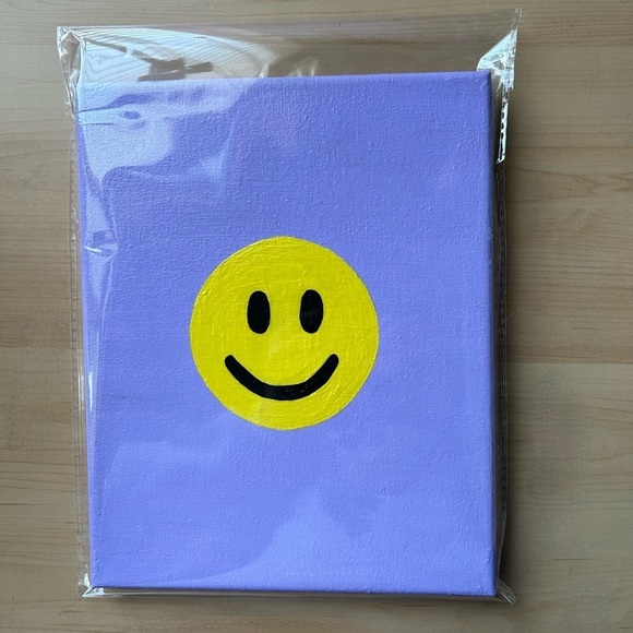 Original “Smiley” Acrylic Painting  on Canvas - Picture 4 of 5